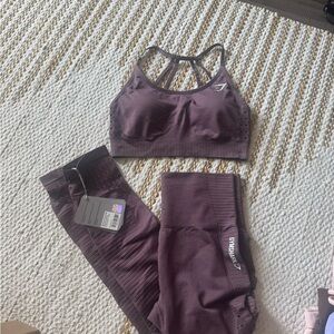 Gymshark Seamless Energy High Waisted Leggings - Purple